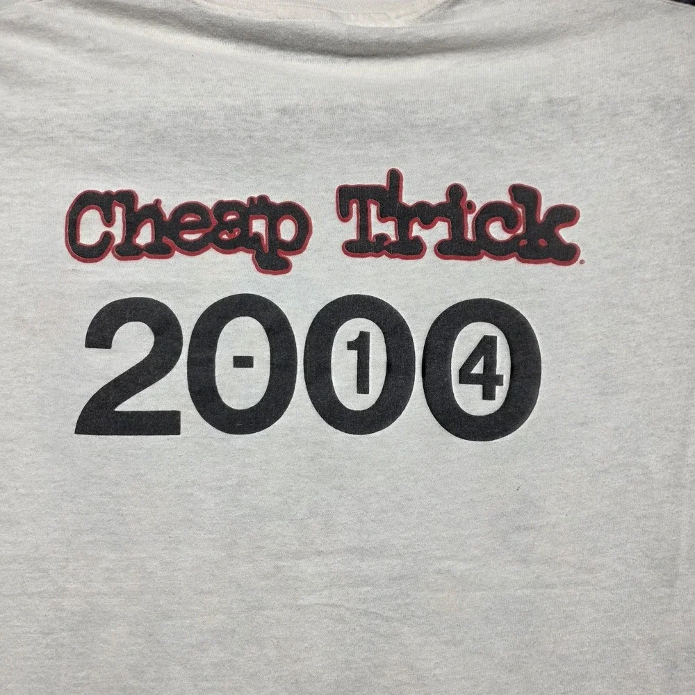 VTG  Cheap Trick The Doctor Tour Hanes T-Shirt Men's XL White‎ USA Single Stitch - Picture 11 of 12